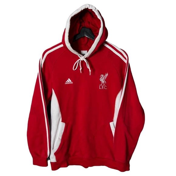 Y2K Adidas Liverpool Hoodie Medium - Picture 1 of 5